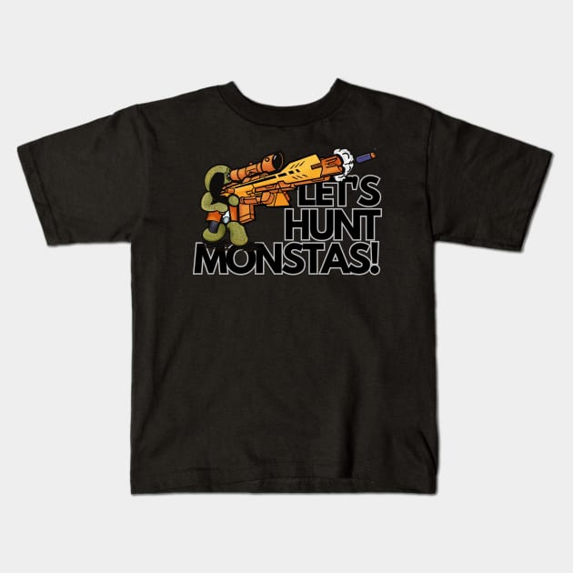 Scout - Let's Hunt Monstas! Kids T-Shirt by Alt World Studios